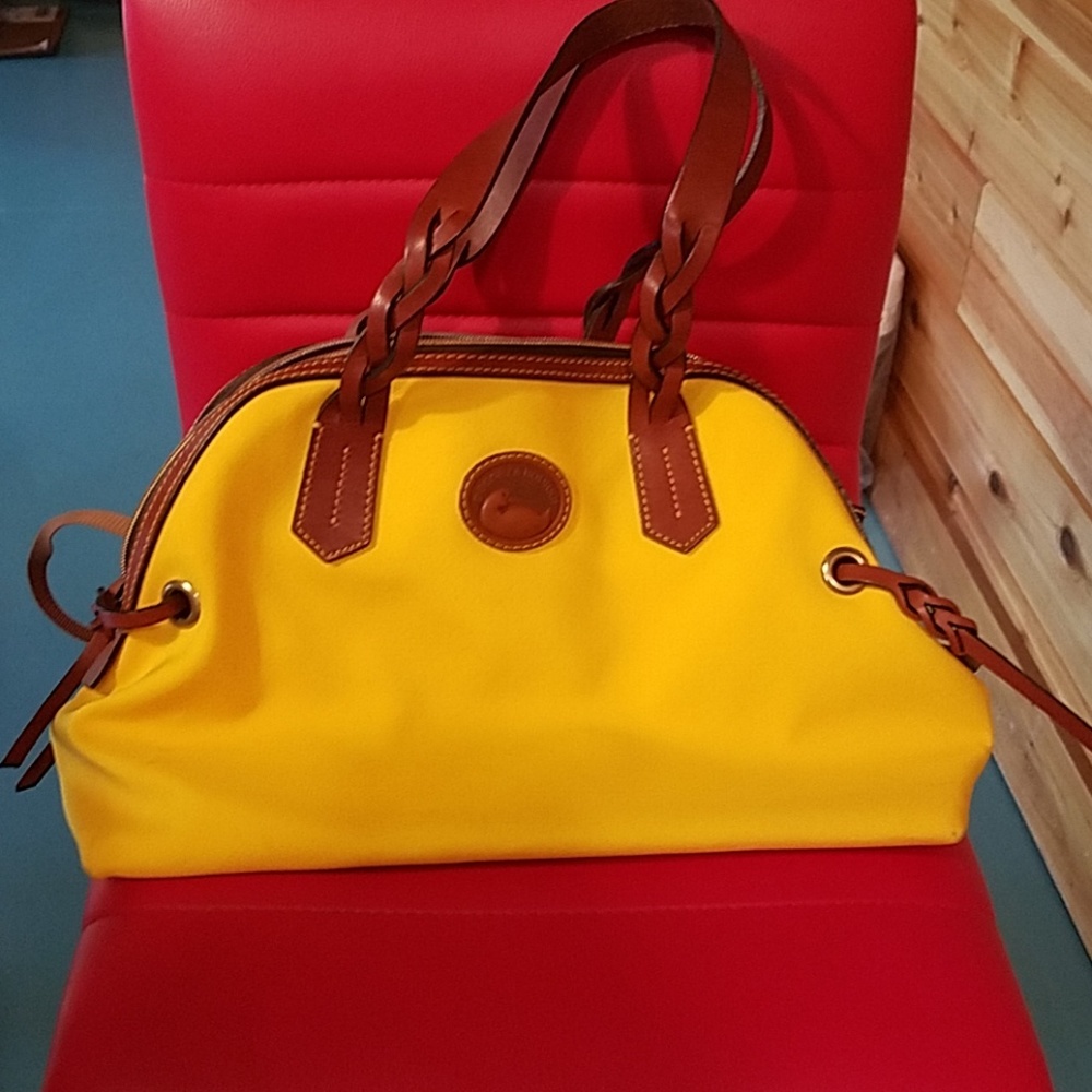 Dooney and Bourke handbag in sunshine yellow
